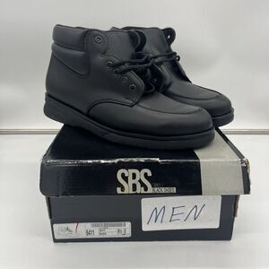 SBS Simply Black Shoes‎ Men's High-top Dress Shoes Size 8.5 E
